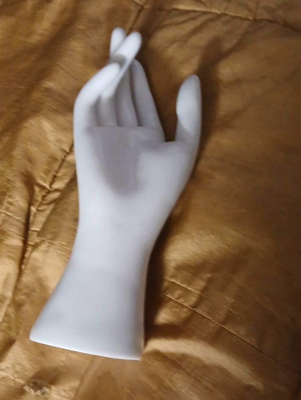 White Hand Display Stand - Minimal Jewelry Holder